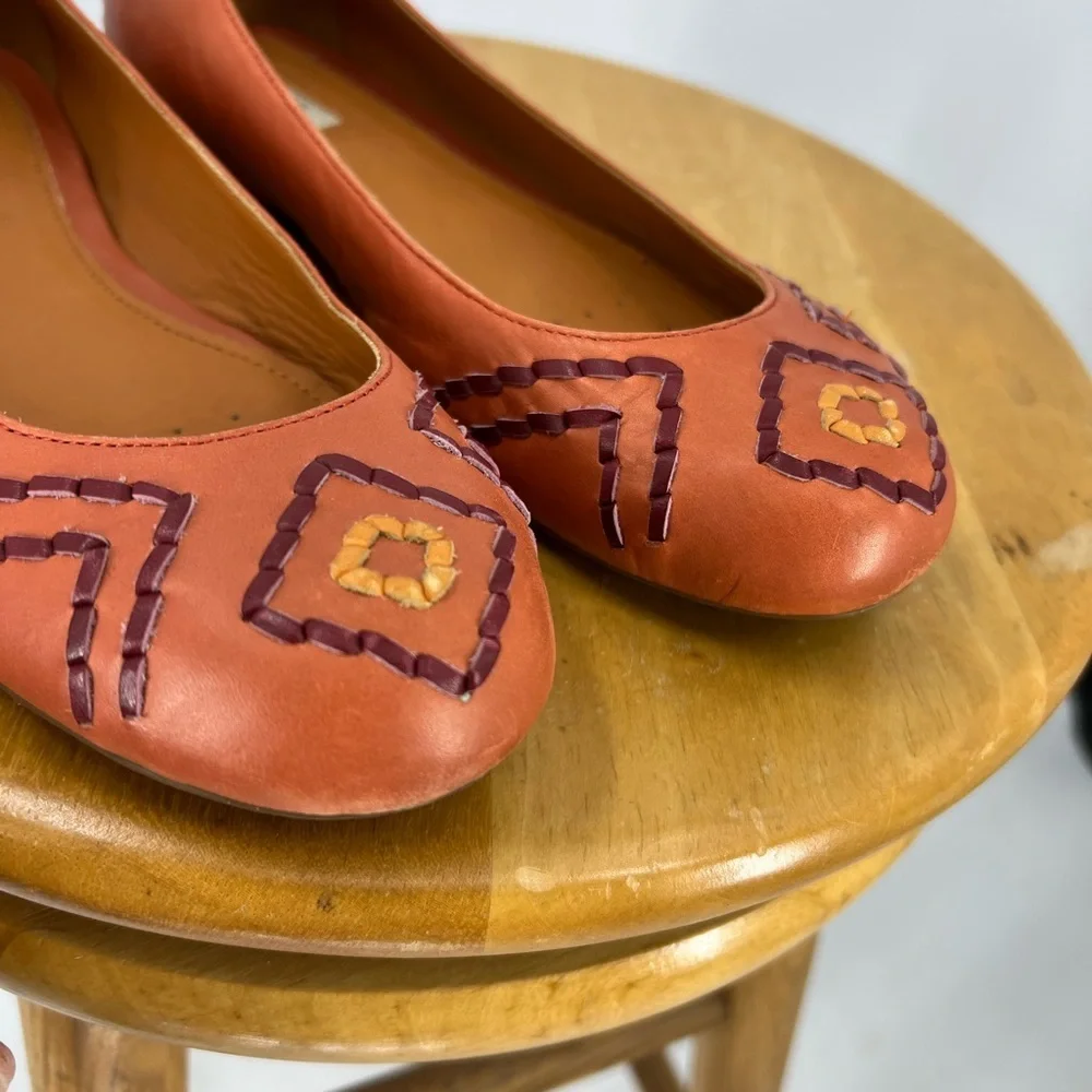 GEOX Respria leather flat 39.5/9.5